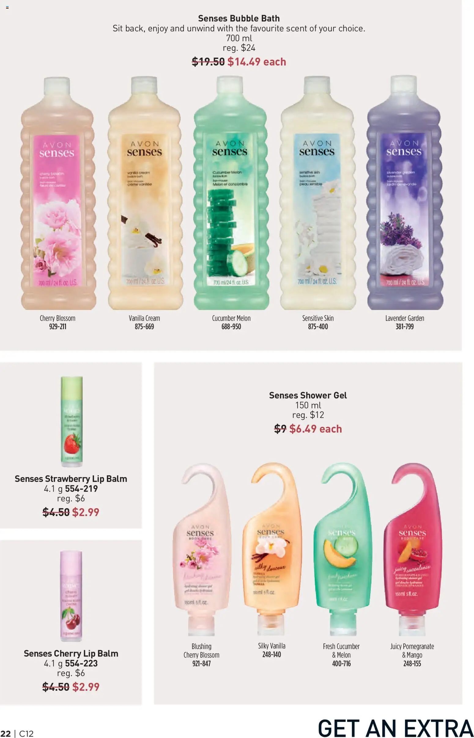Avon flyer valid from 04.06.2026 | Page: 22 | Products: Cream, Bubble bath, Bath, Shower