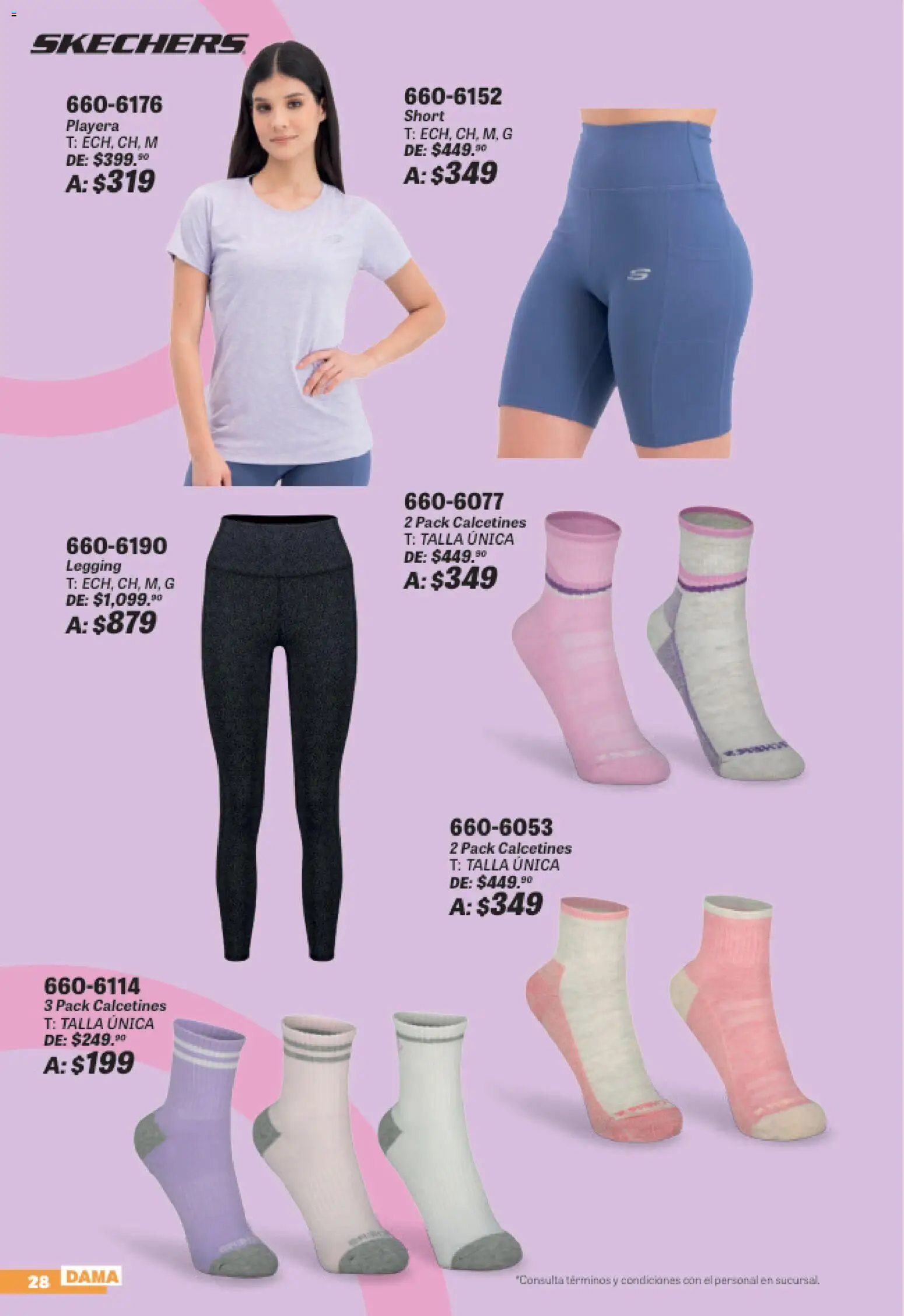 Nuevas ofertas de Andrea válidas en toda la República Mexicana desde el 19/07/2026. ¡Encuentra las mejores ofertas en Andrea catálogo Sports Week! | Página: 28 | Productos: Playera, Short