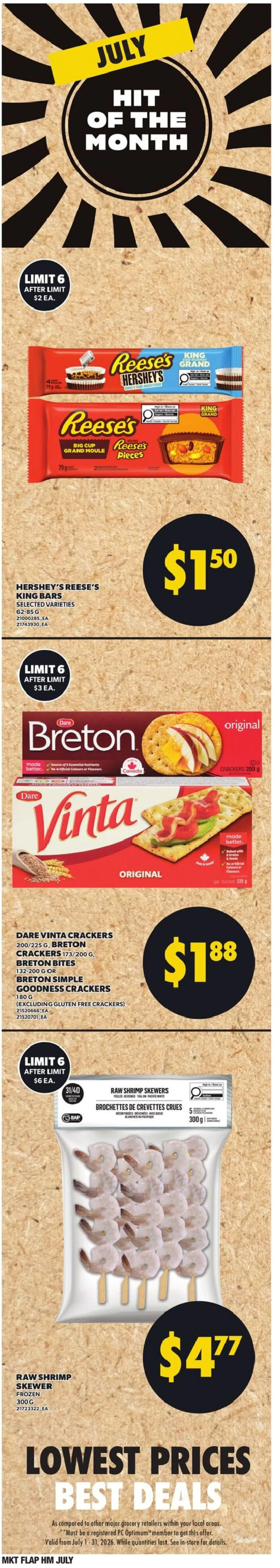 Independent Grocer flyer valid from Jul 23, 2026 | Page: 5 | Products: PC, Crackers, Shrimp
