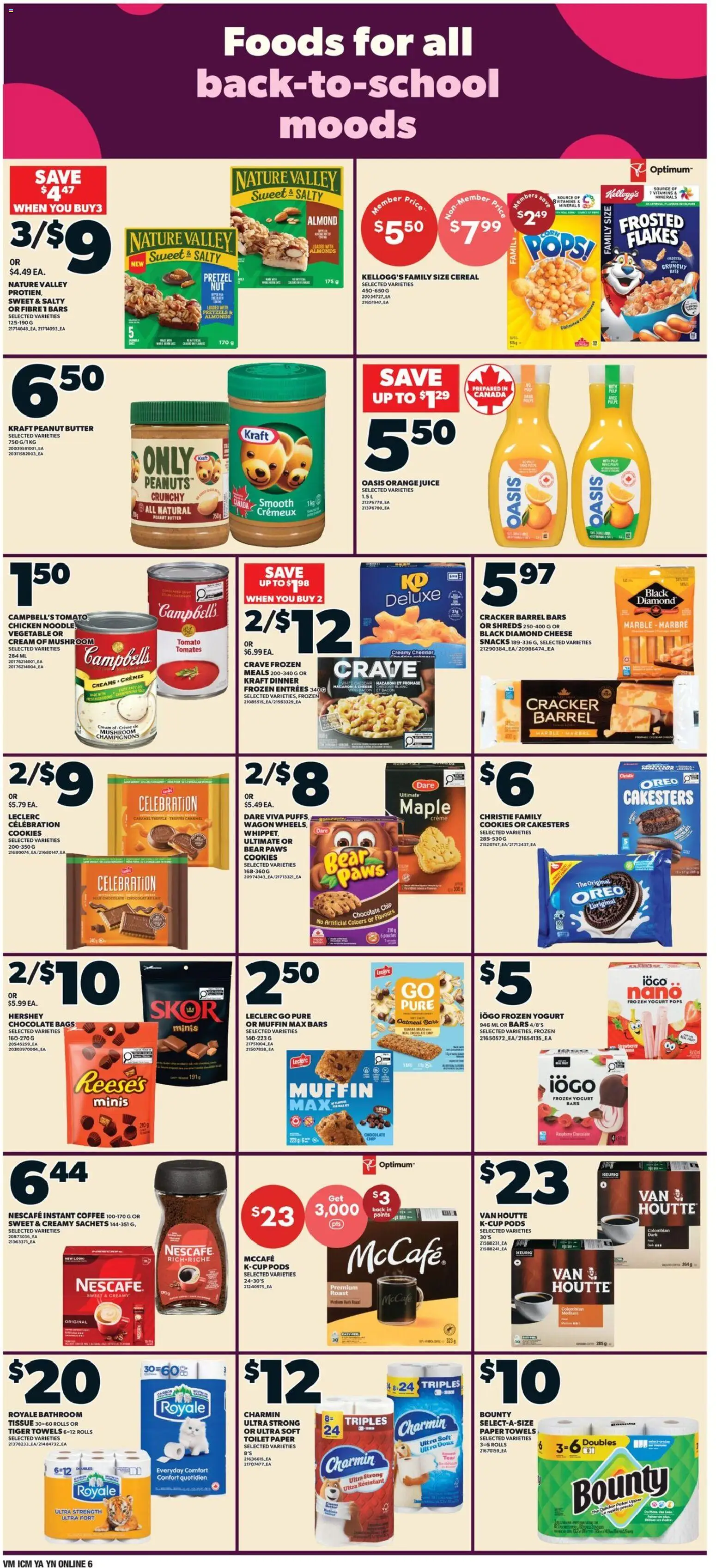 Valu Mart flyer valid from Aug 27, 2026 | Page: 8 | Products: Cream, Almonds, Cheese, Yogurt
