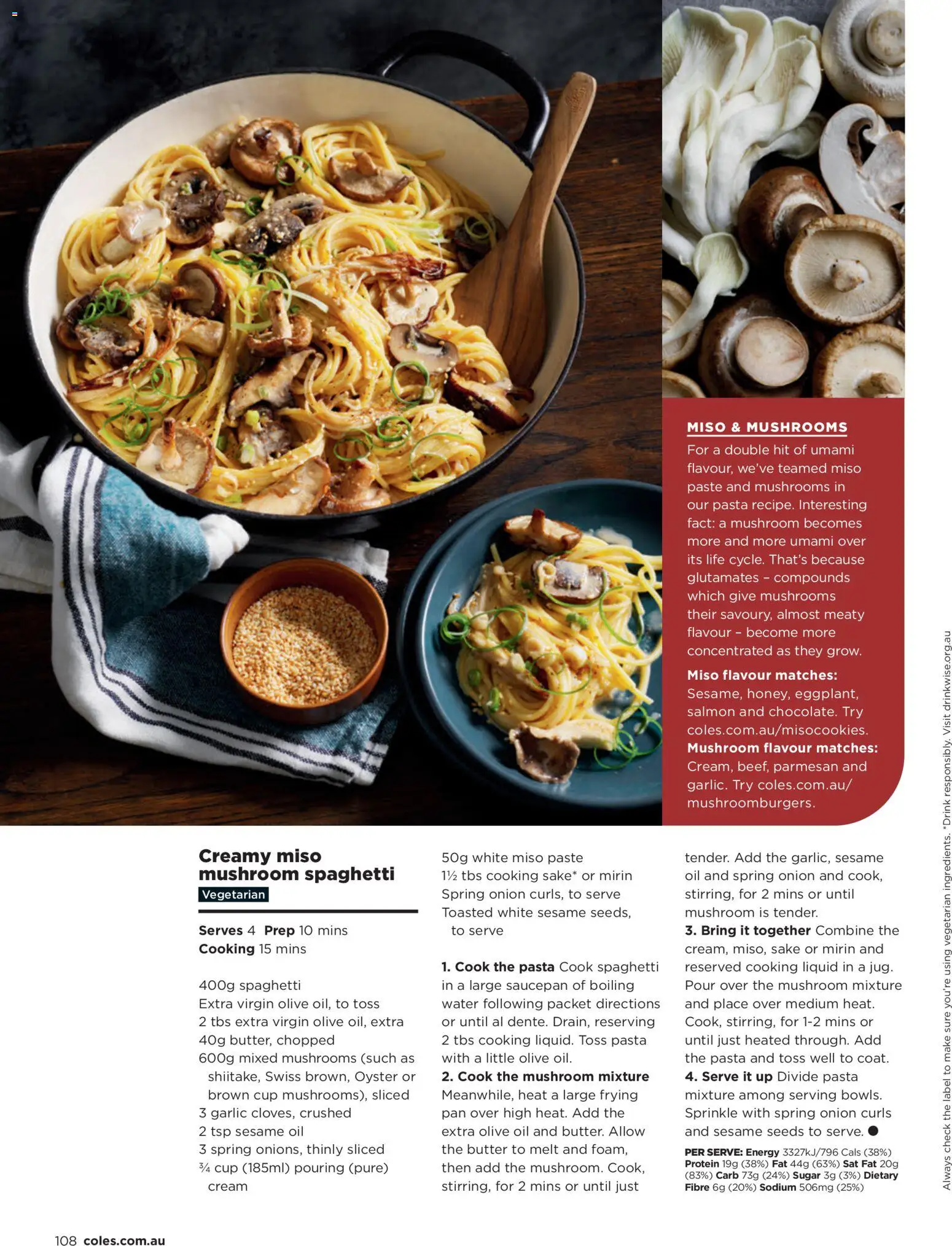 Coles catalogue - valid from 01/07/2026 | Page: 108 | Products: Oil, Mushrooms, Water, Garlic