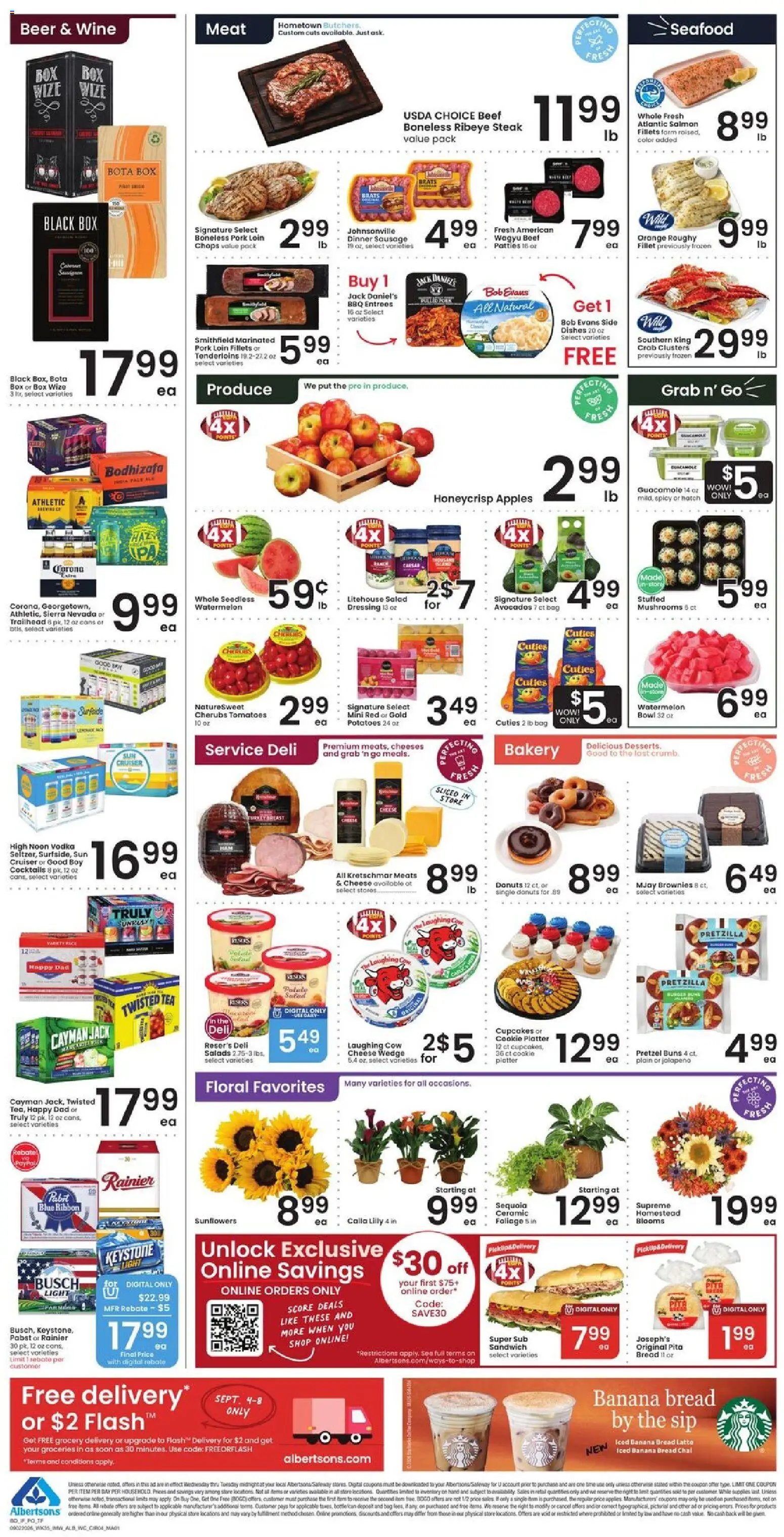 Albertsons Weekly Ad - valid from 09/02/2026 | Page: 5 | Products: Press, Box, Meat, Sausage