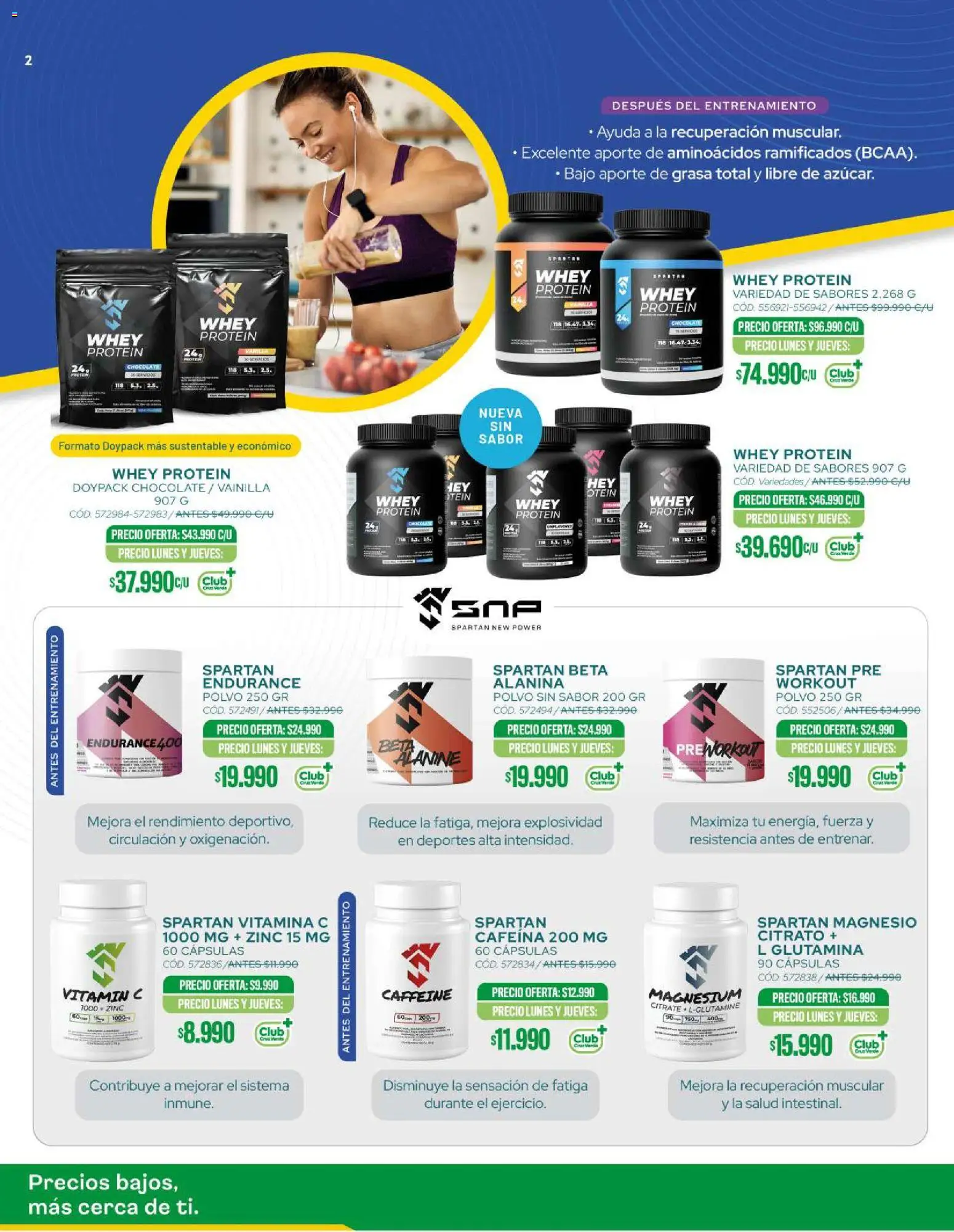 Cruz Verde - Nutrición Deportiva │ válido desde el 01.06.2026 | Página: 2 | Productos: Polvo, Chocolate