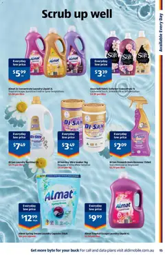 Preview of Aldi catalogue Special Buys - valid from 19/08/2026 | Page: 15 | Products: Fabric softener, Laundry capsules, Capsules, Laundry