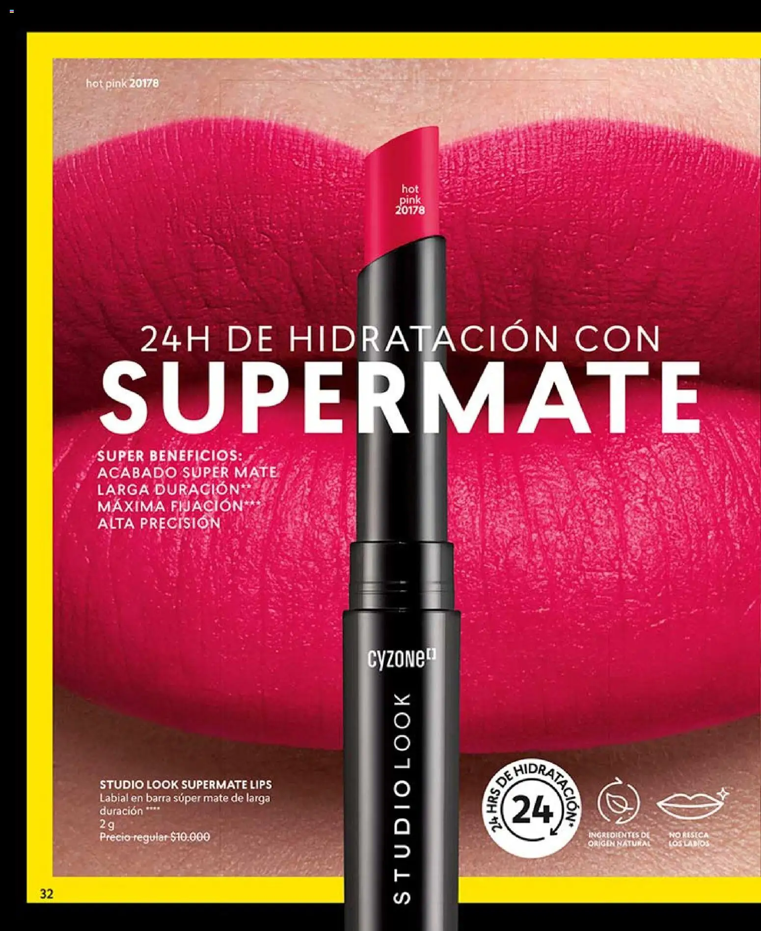 Catálogo CyZone Campaña 9 │ válido desde el 17.05.2026 | Página: 34 | Productos: Mate, Labial