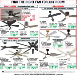 Preview of Menards weekly ads valid from 20.05.2026 | Page: 16 | Products: Fan