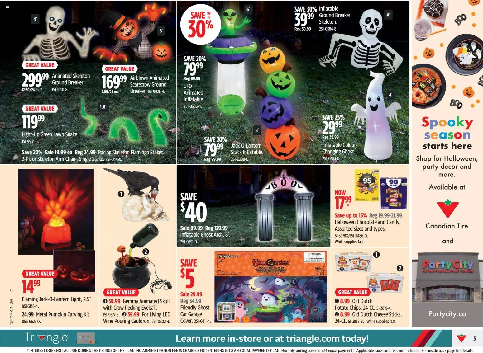 Canadian Tire flyer valid from Oct 22, 2026 | Page: 3