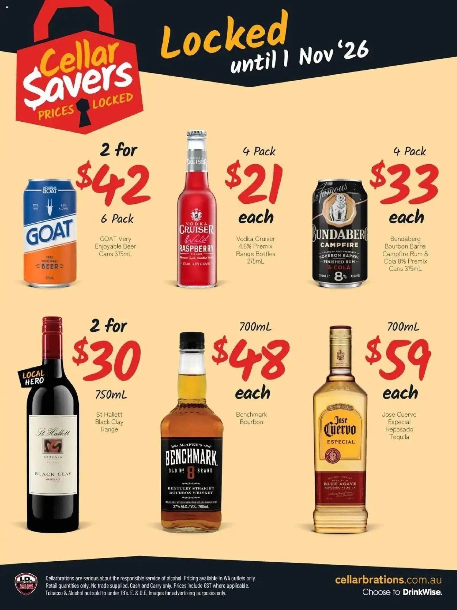 Cellarbrations catalogue - valid from 07/09/2026 | Page: 3 | Products: Bourbon, Whiskey, Rum, Clay