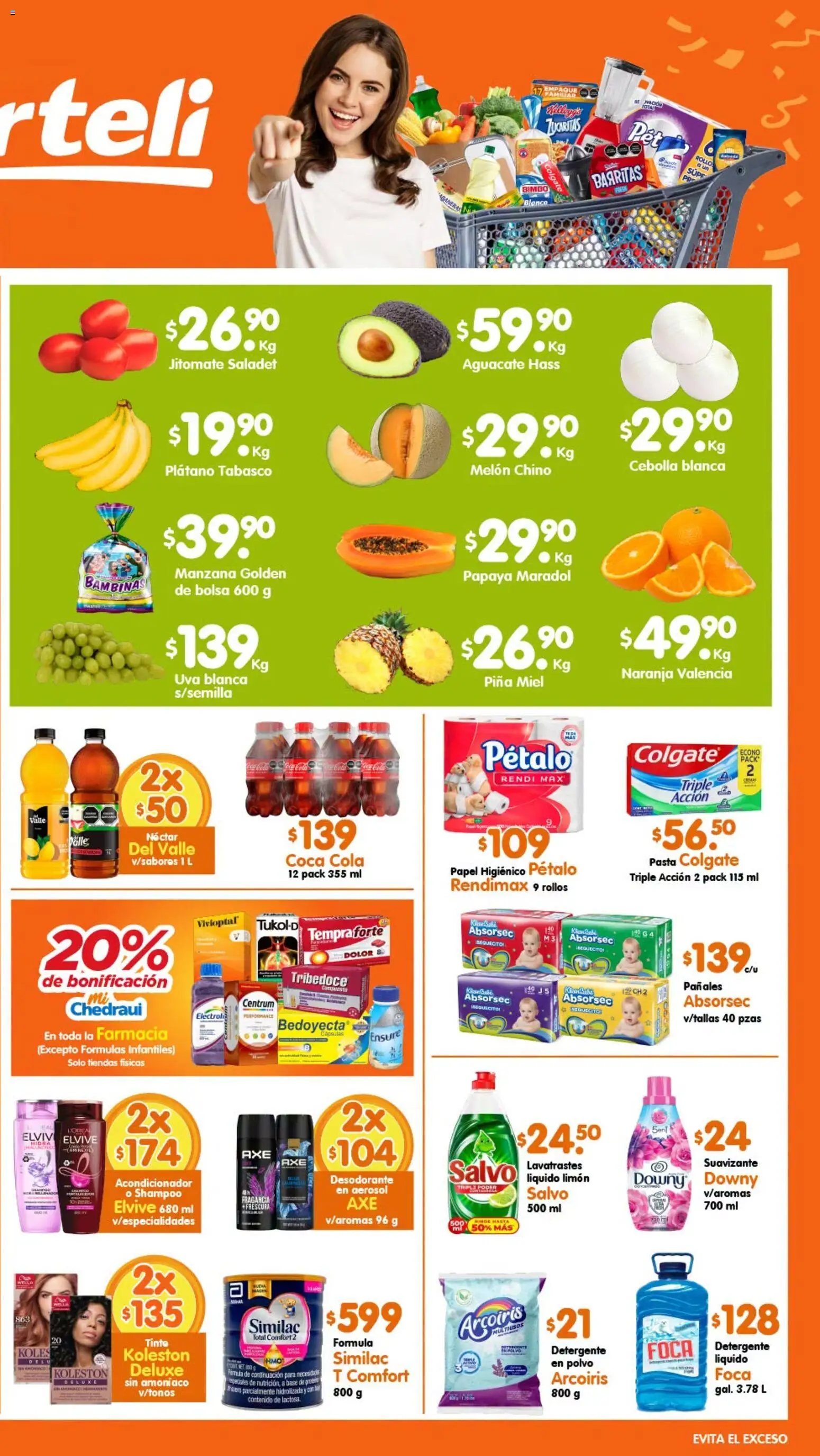 Nuevas ofertas de Arteli válidas en toda la República Mexicana desde el 20/07/2026. ¡Encuentra las mejores ofertas en Arteli folleto Tuxpan! | Página: 2 | Productos: Bolsa, Limón, Pañales, Polvo