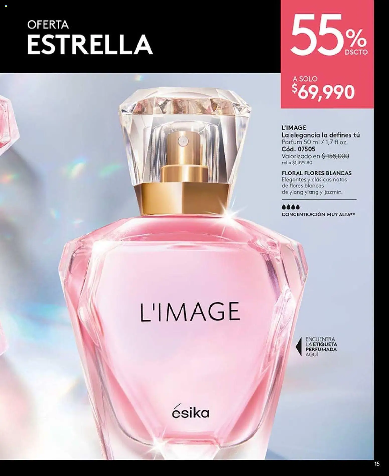 Ésika revista - valida desde el 07/08/2026 | Página: 15 | Productos: Flores