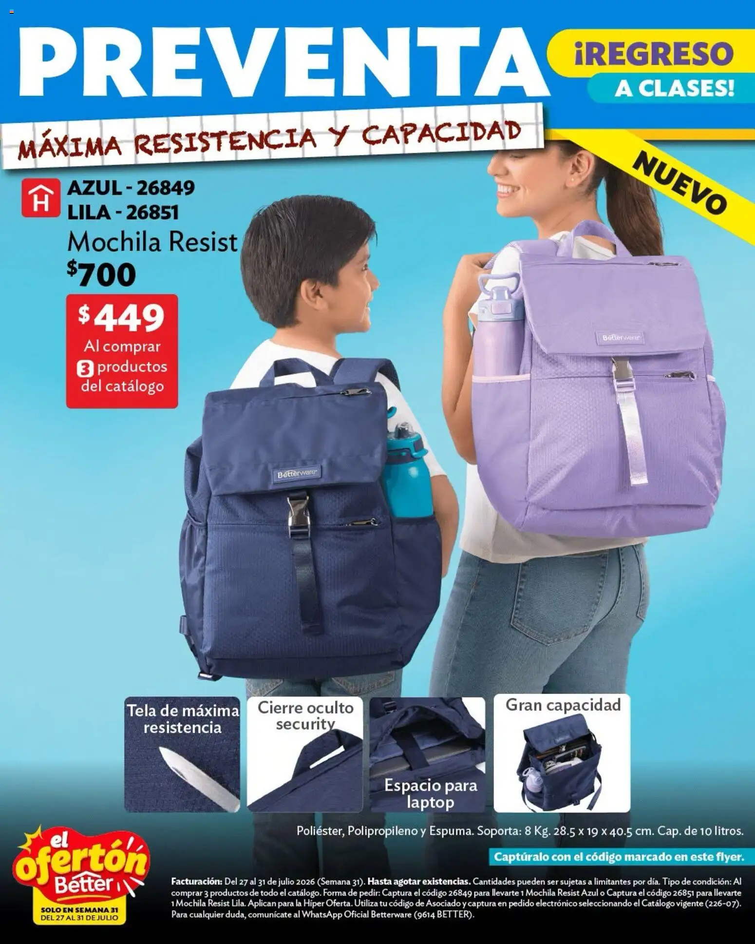 Nuevas ofertas de Betterware válidas en toda la República Mexicana desde el 27/07/2026. ¡Encuentra las mejores ofertas en Betterware catálogo El Ofertón! | Página: 4