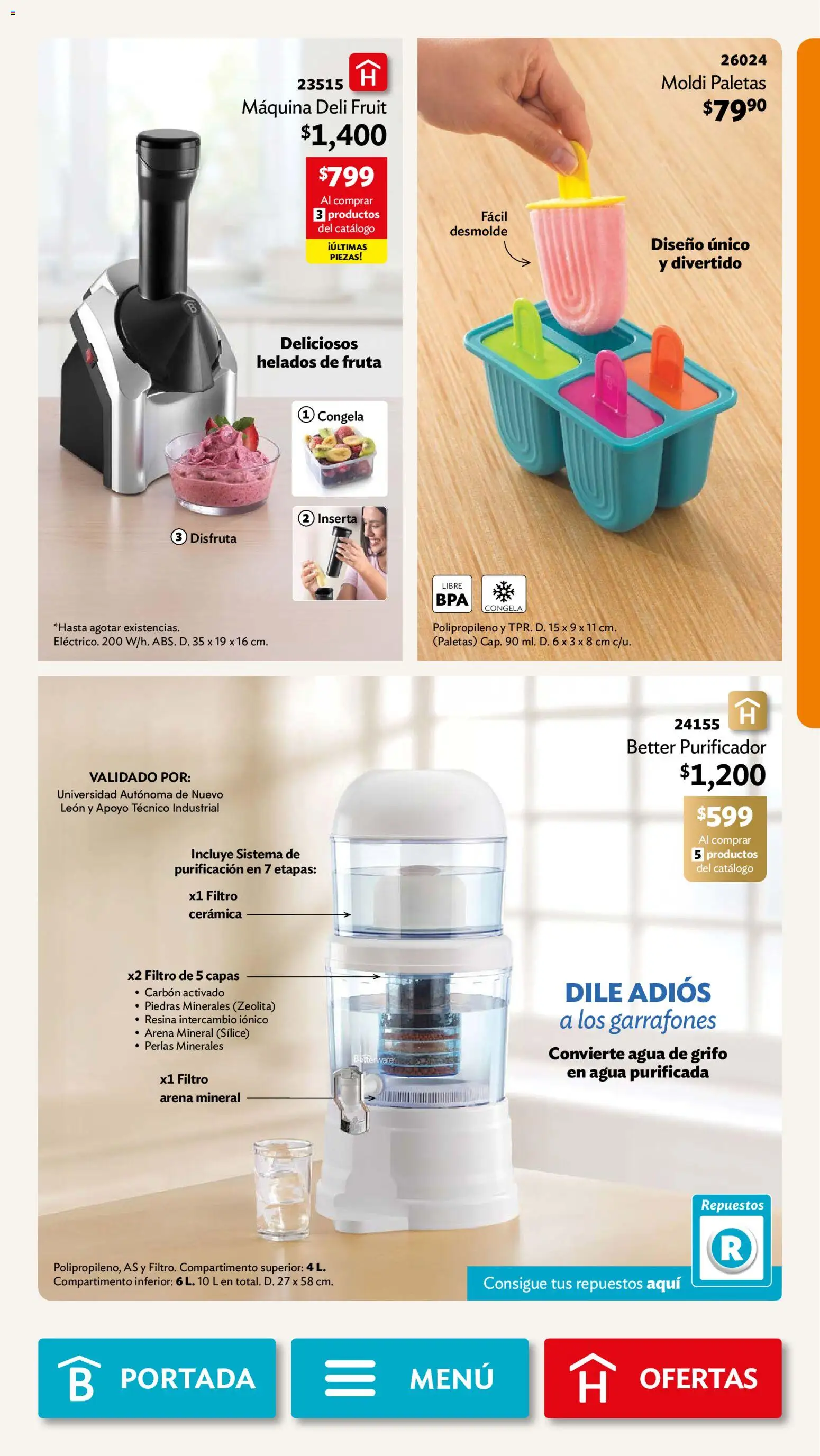 Nuevas ofertas de Betterware válidas en toda la República Mexicana desde el 01.06.2026. ¡Encuentra las mejores ofertas en Betterware campaña 6 2026! | Página: 43