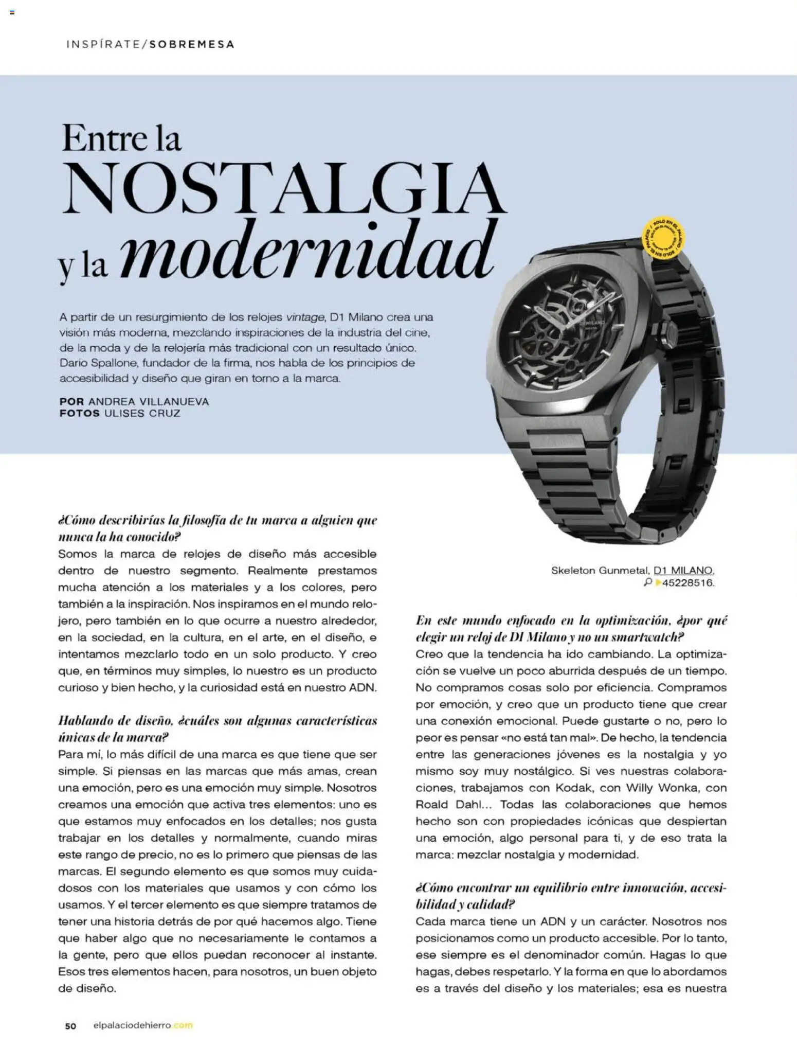 Nuevas ofertas de Palacio De Hierro válidas en toda la República Mexicana desde el 01/08/2026. ¡Encuentra las mejores ofertas en Palacio De Hierro catálogo! | Página: 53 | Productos: Torno, Reloj