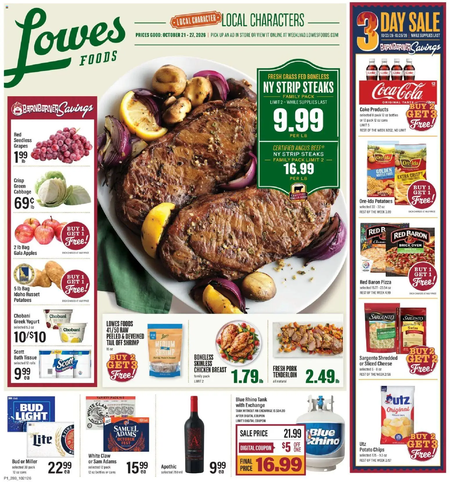 Lowes Foods Weekly Ad - valid from 10/21/2026 | Page: 1