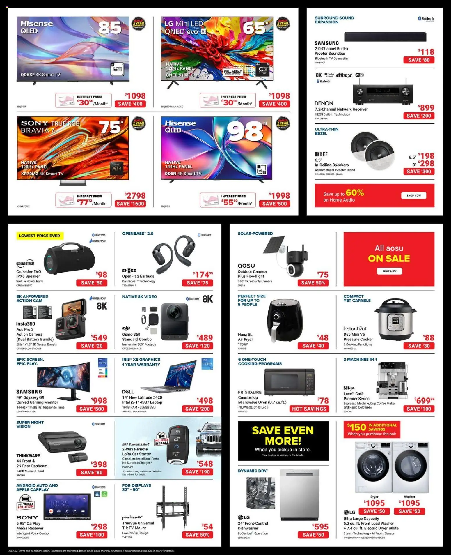 Visions flyer valid from Oct 2, 2026 | Page: 2 | Products: Tv, Audio, Camera, Coffee maker