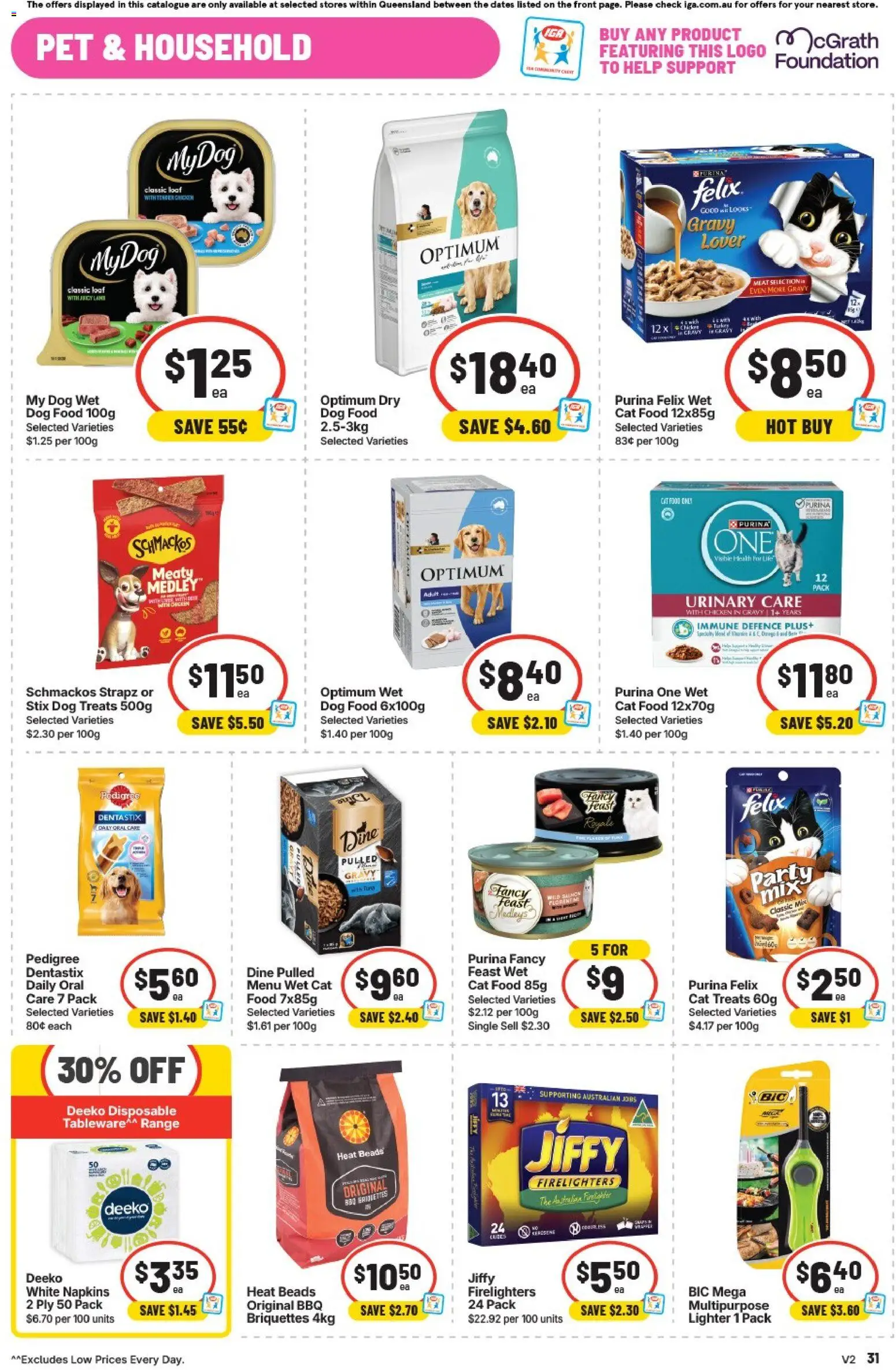 IGA catalogue - valid from 16/09/2026 | Page: 28 | Products: Household, Meat, Napkins, Foundation