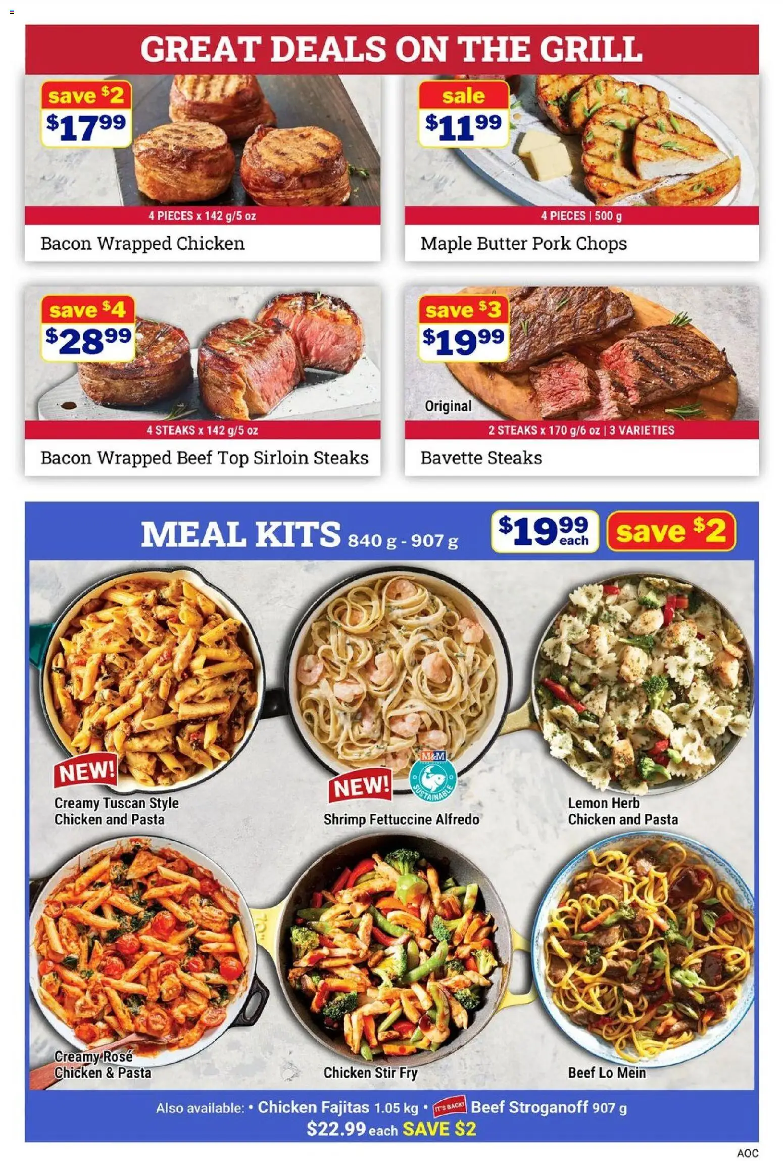 M&M Food Market flyer valid from Jul 9, 2026 | Page: 2 | Products: Beef, Pasta, Grill, Butter