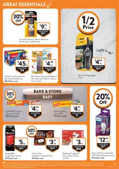 Preview of Foodworks catalogue - valid from 03.06.2026 | Page: 31 | Products: Shelf, Battery, Light, Bulb