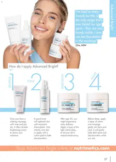 Preview of Nutrimetics Catalogue 2026 - valid from 01.01.2026 | Page: 37 | Products: Light, Lotion, Foundation, Toner