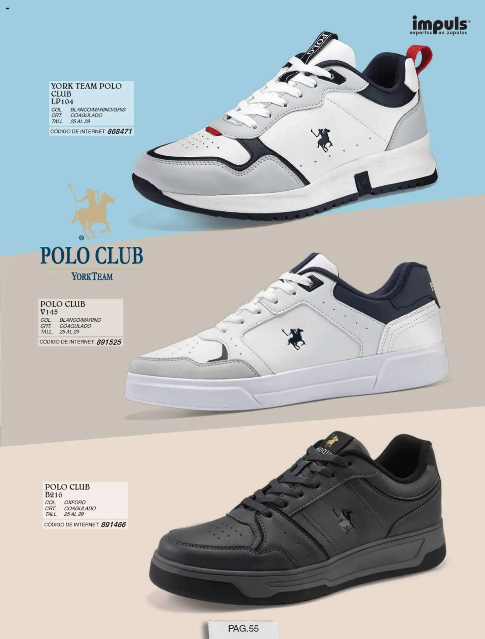 Nuevas ofertas de Impuls válidas en toda la República Mexicana desde el 01/07/2026. ¡Encuentra las mejores ofertas en Impuls catálogo Caballero! | Página: 57 | Productos: Zapatos