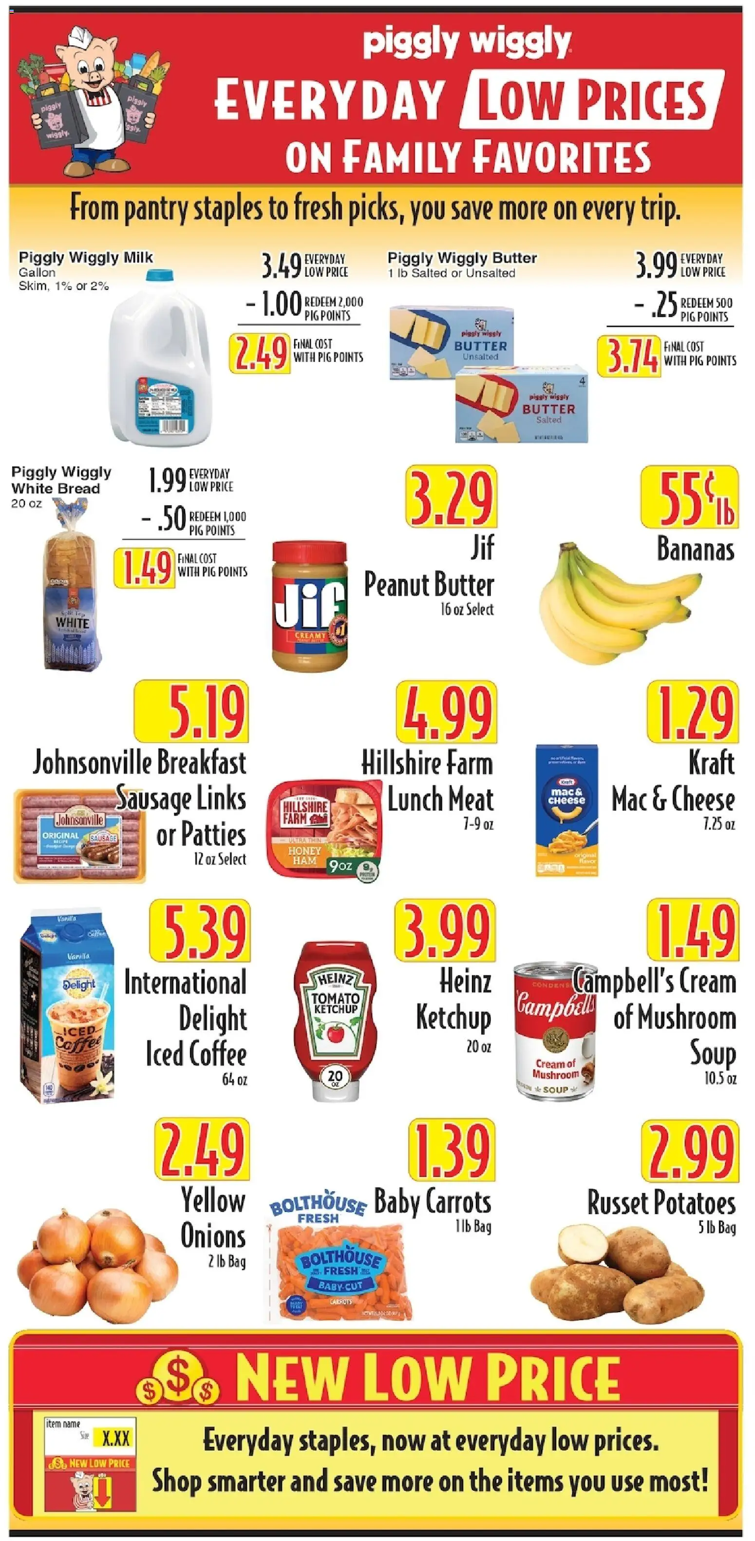 Piggly Wiggly Weekly Ad - valid from 08/12/2026 | Page: 10 | Products: Peanut butter, Tomato, Bag, Vanilla