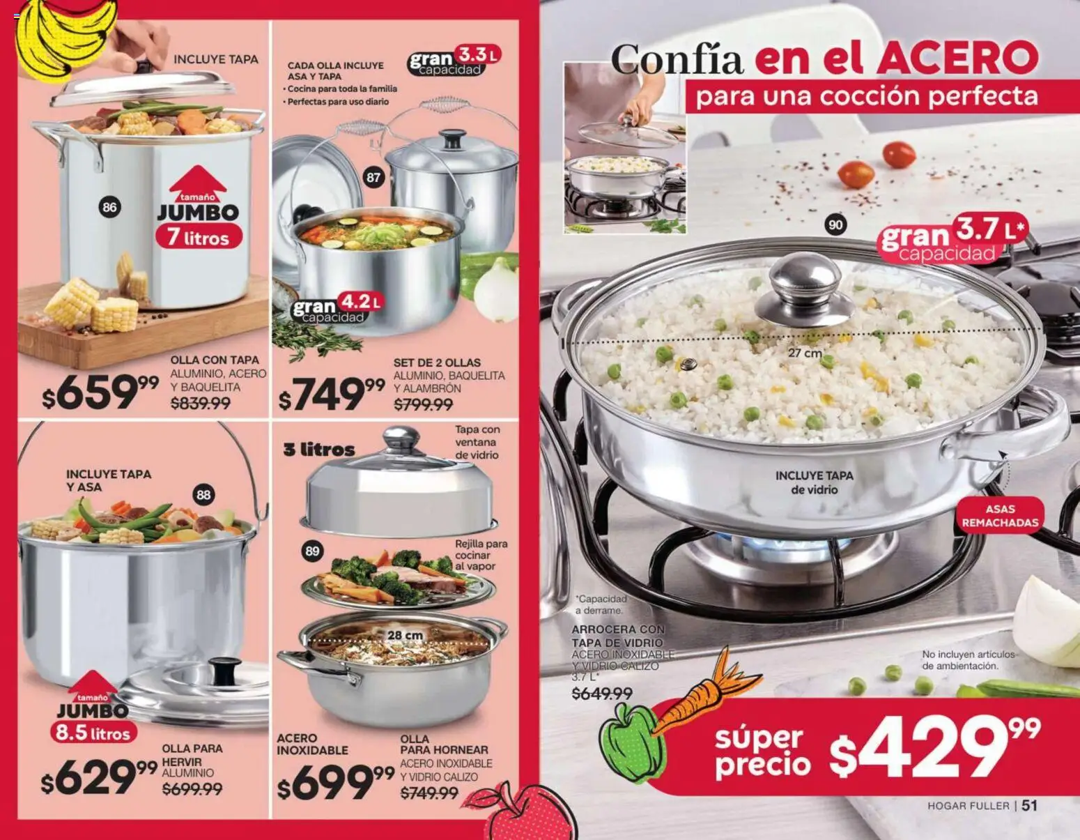 Nuevas ofertas de Fuller válidas en toda la República Mexicana desde el 02/09/2026. ¡Encuentra las mejores ofertas en Fuller campaña 11 2026! | Página: 27 | Productos: Cocina, Rejilla, Ollas, Olla