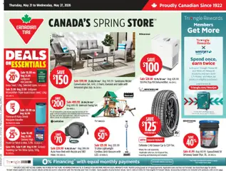 Preview of Canadian Tire weekly flyer from shop Canadian Tire valid from 21.05.2026
