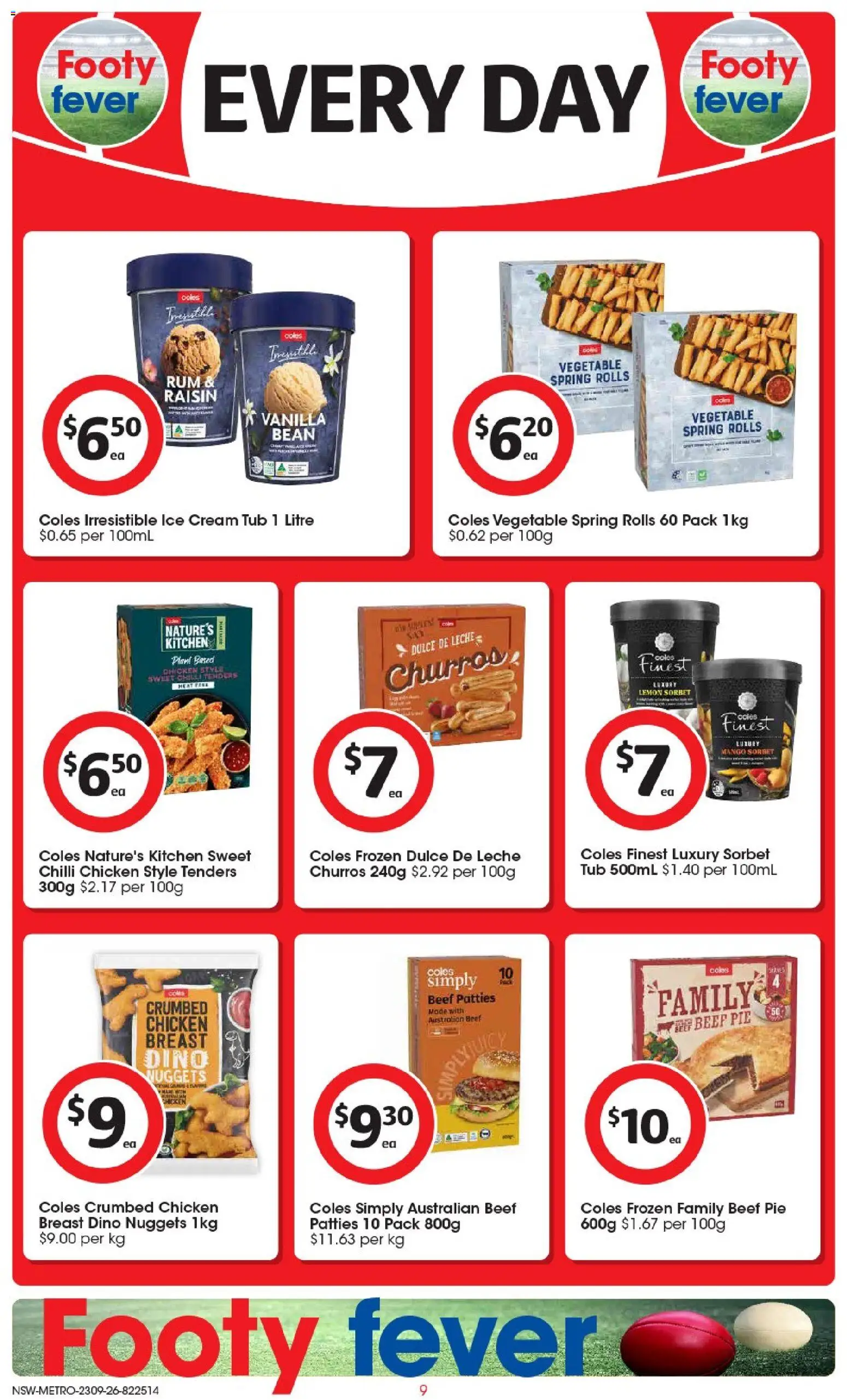 Coles catalogue - valid from 23/09/2026 | Page: 9 | Products: Bread, Bakery