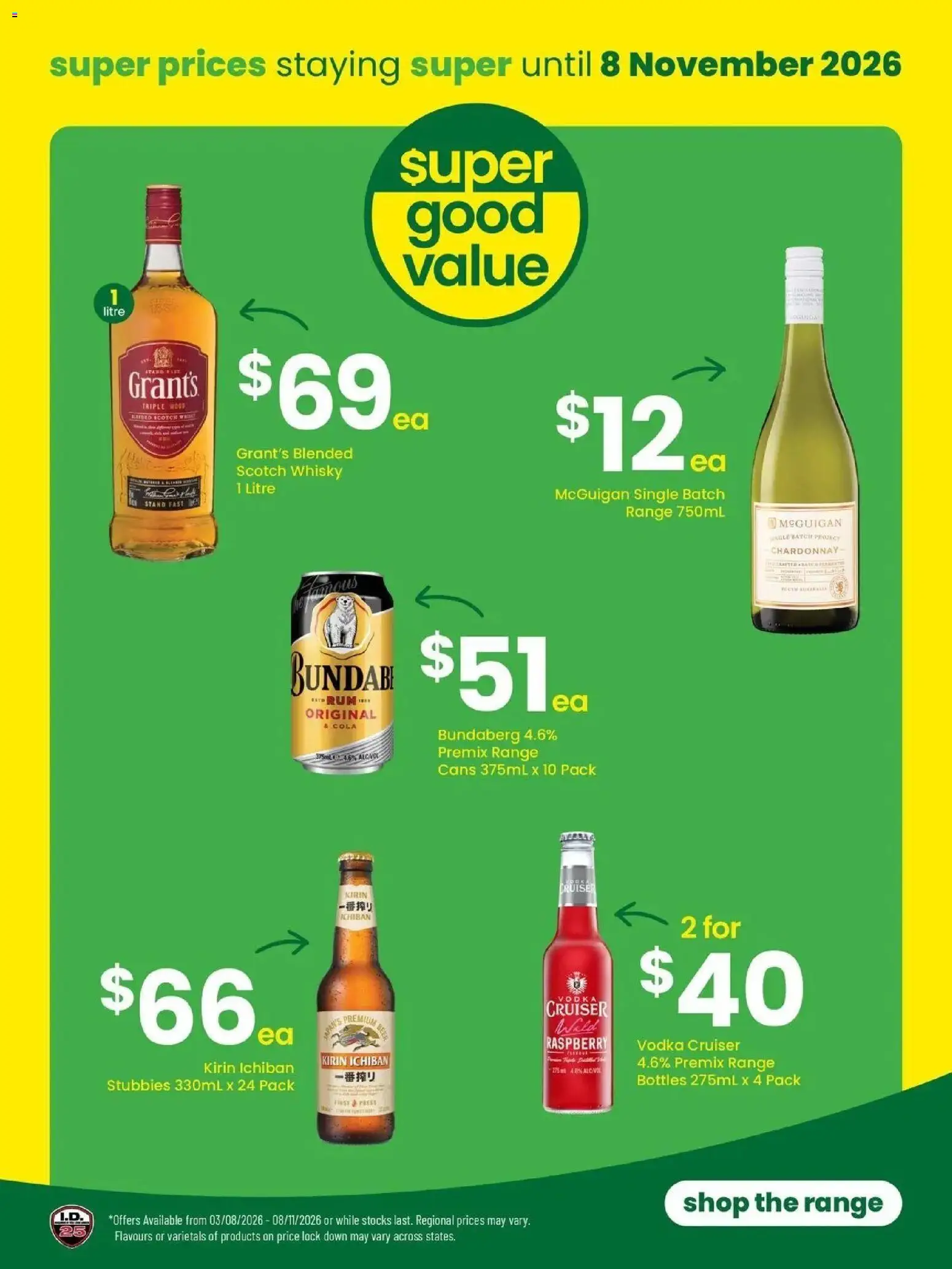 The Bottle-O catalogue - valid from 31/08/2026 | Page: 4 | Products: Vodka, Rum, Wood, Raspberry