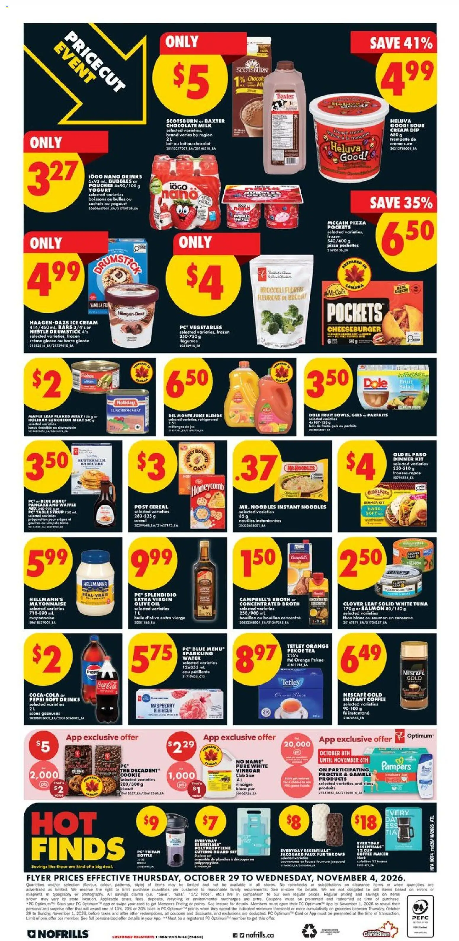 No Frills flyer valid from Oct 29, 2026 | Page: 4