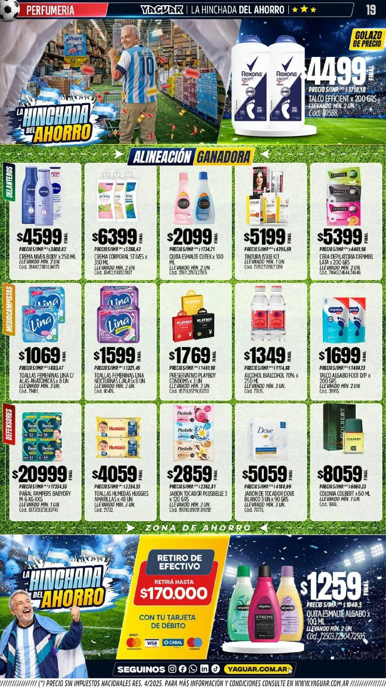 Yaguar - Oferta Semanal Misiones │ válido desde el 15.06.2026 | Página: 18 | Productos: Toallas, Tintura, Cera, Crema