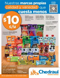 Vista previa de Chedraui folleto Festival marca propia, nuevo folleto de la tienda, válido en México a partir del 29/09/2026