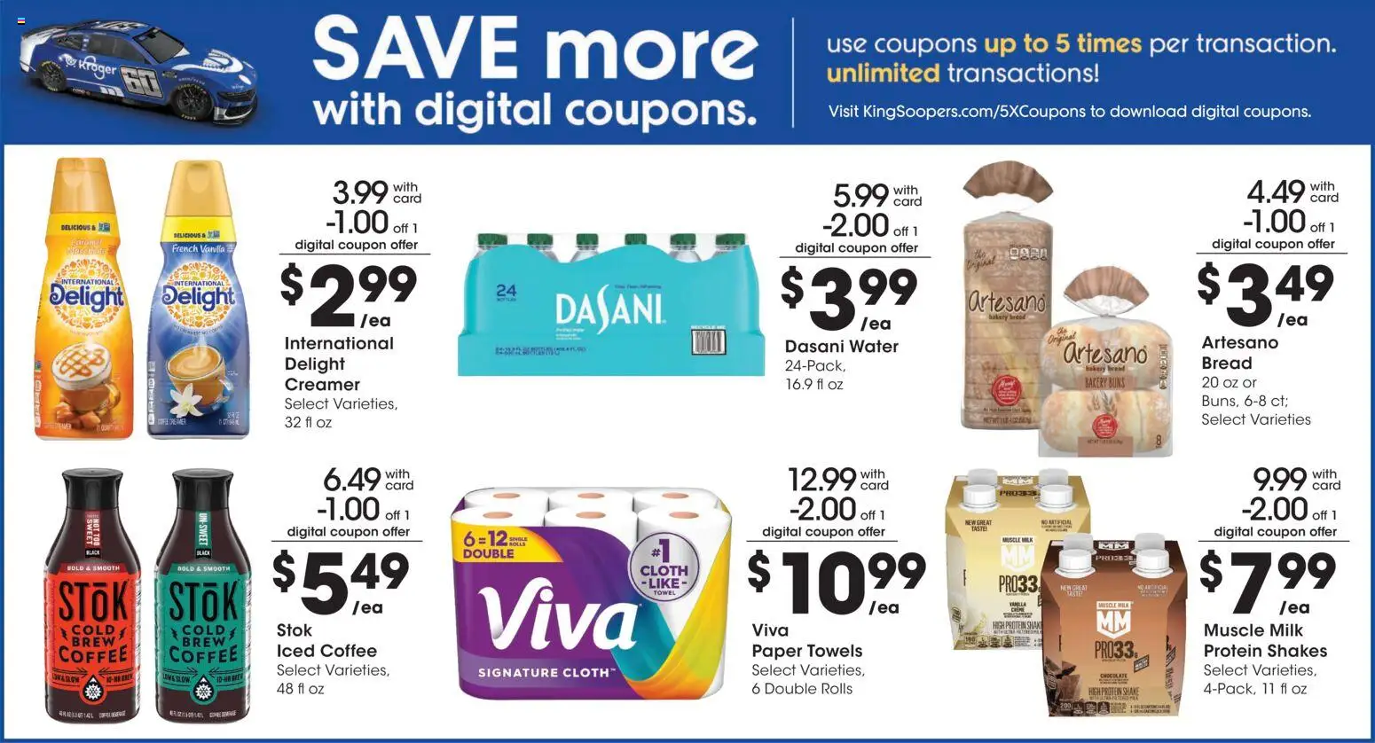 King Soopers Weekly Ad - valid from 09/09/2026 | Page: 10 | Products: Milk, Coffee, Chocolate, Water