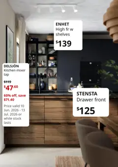 Preview of IKEA catalogue - valid from 19/06/2026 | Page: 4 | Products: Drawer, Mixer