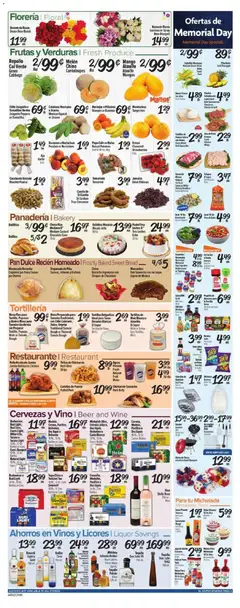 Preview of El Super weekly ads valid from 20.05.2026 | Page: 4 | Products: Bakery, Squash, Beer, Garlic