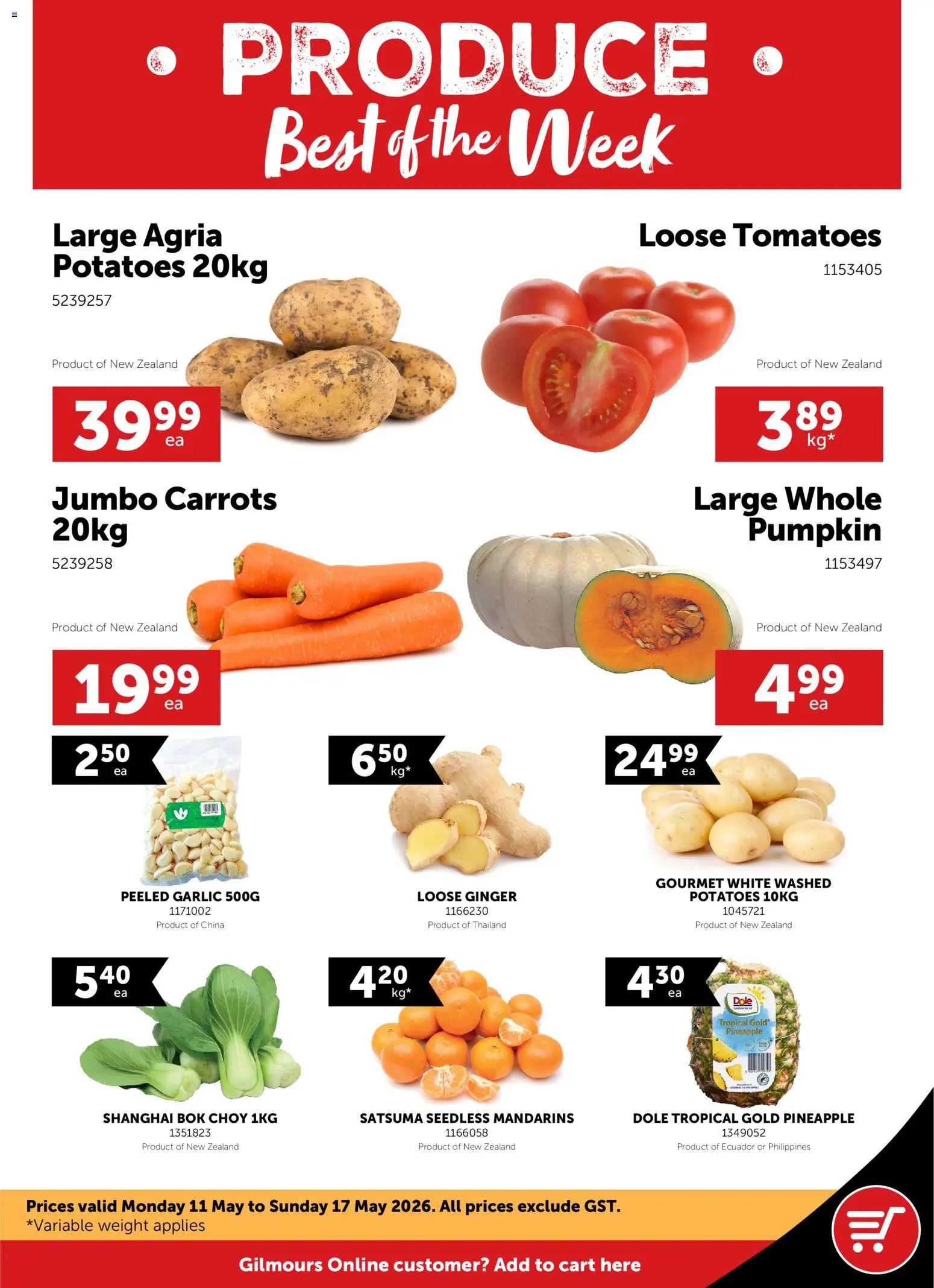 Gilmours catalogue from 11.05.2026 | Page: 1