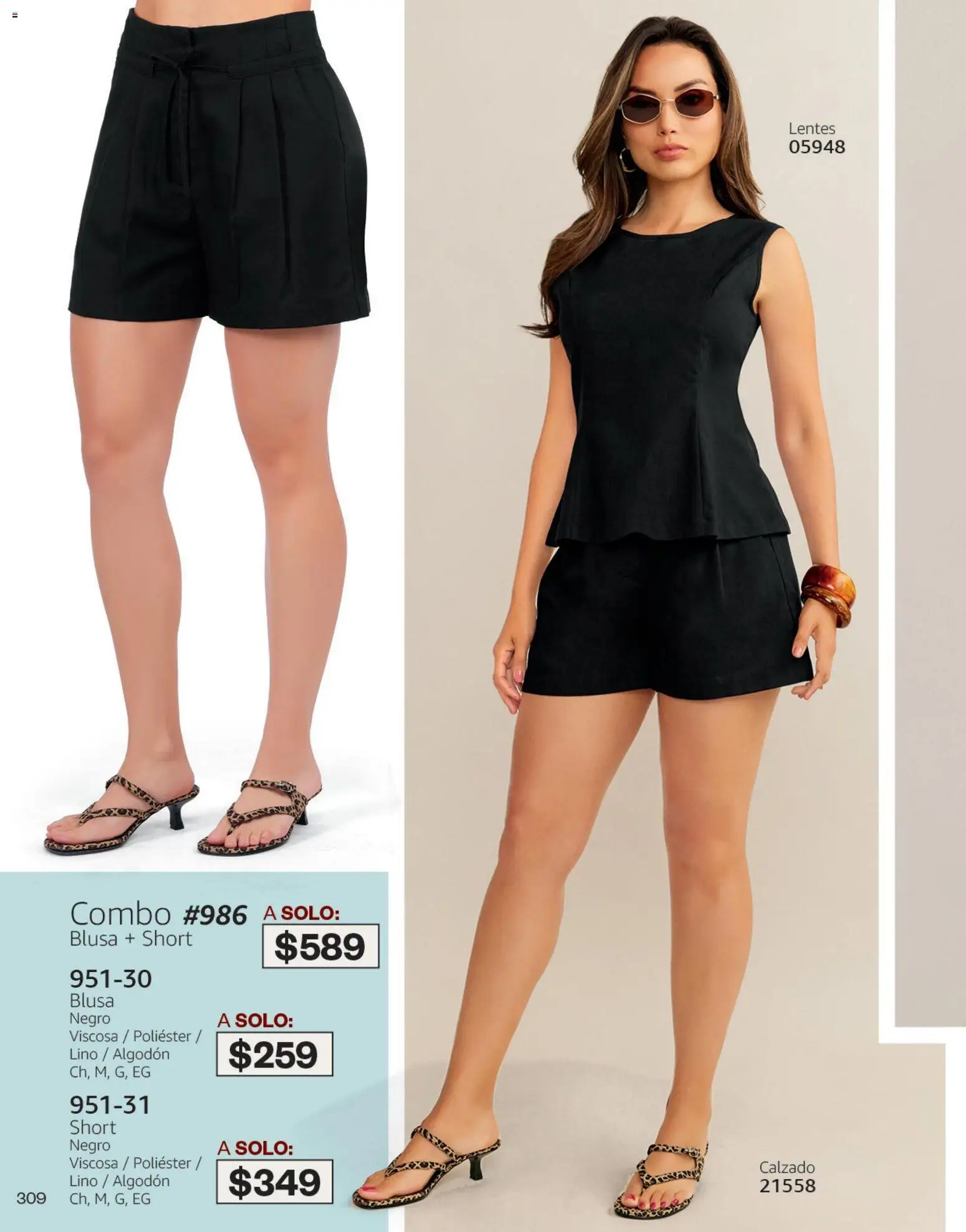 Nuevas ofertas de Cklass válidas en toda la República Mexicana desde el 08/07/2026. ¡Encuentra las mejores ofertas en Cklass catálogo Otoño Invierno! | Página: 314 | Productos: Blusa, Lentes, Algodón, Short
