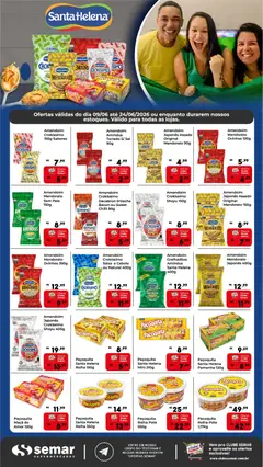Semar Supermercado ofertas Santa Helena - Pré-Visualização do folheto da loja Semar Supermercado, válido de 09.06.2026