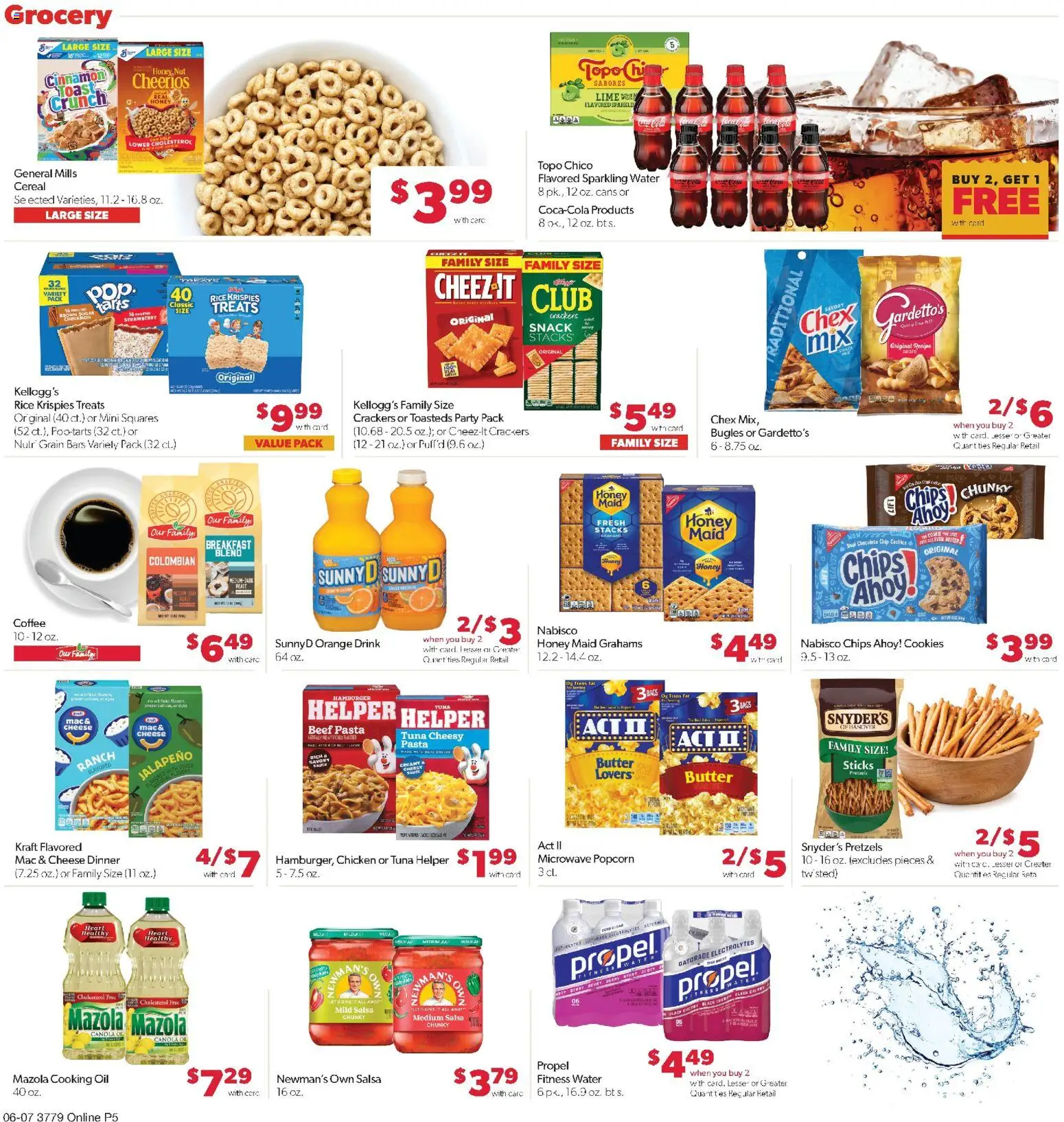 Family Fare Weekly Ad - IA - valid from 07.06.2026 | Page: 9 | Products: Cheese, Coffee, Chocolate, Microwave