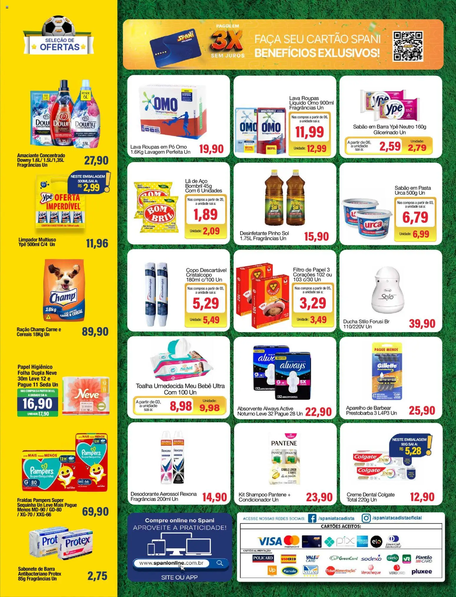 Spani Atacadista Folheto - válido de 02.06.2026 | Página: 4 | Produtos: Desodorante, Roupas, Rexona, Sal