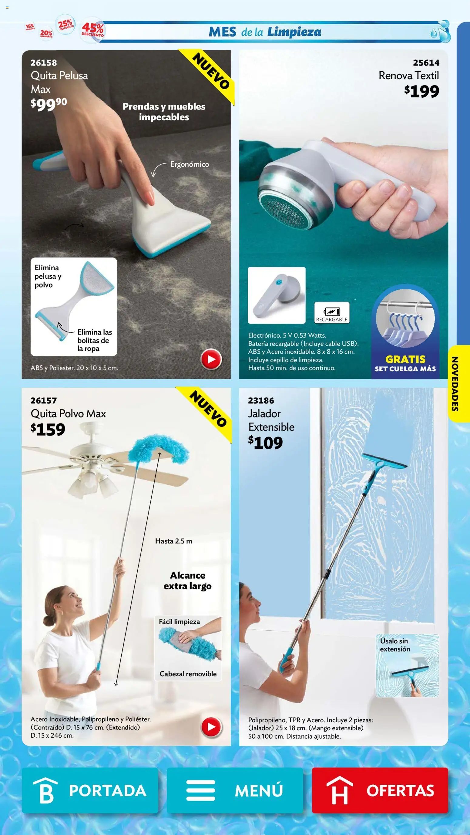 Nuevas ofertas de Betterware válidas en toda la República Mexicana desde el 28/09/2026. ¡Encuentra las mejores ofertas en Betterware campaña 10 2026! | Página: 97