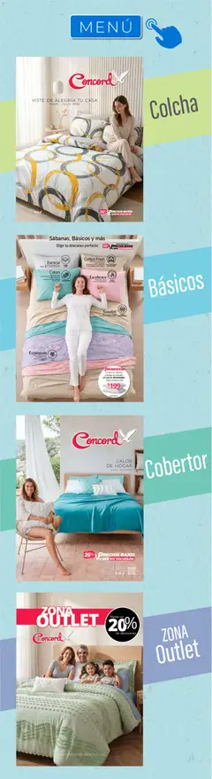 Vista previa de Colchas Concord catálogo, nuevo folleto de la tienda, válido en México a partir del 01/05/2026 | Página: 3 | Productos: Cobertor