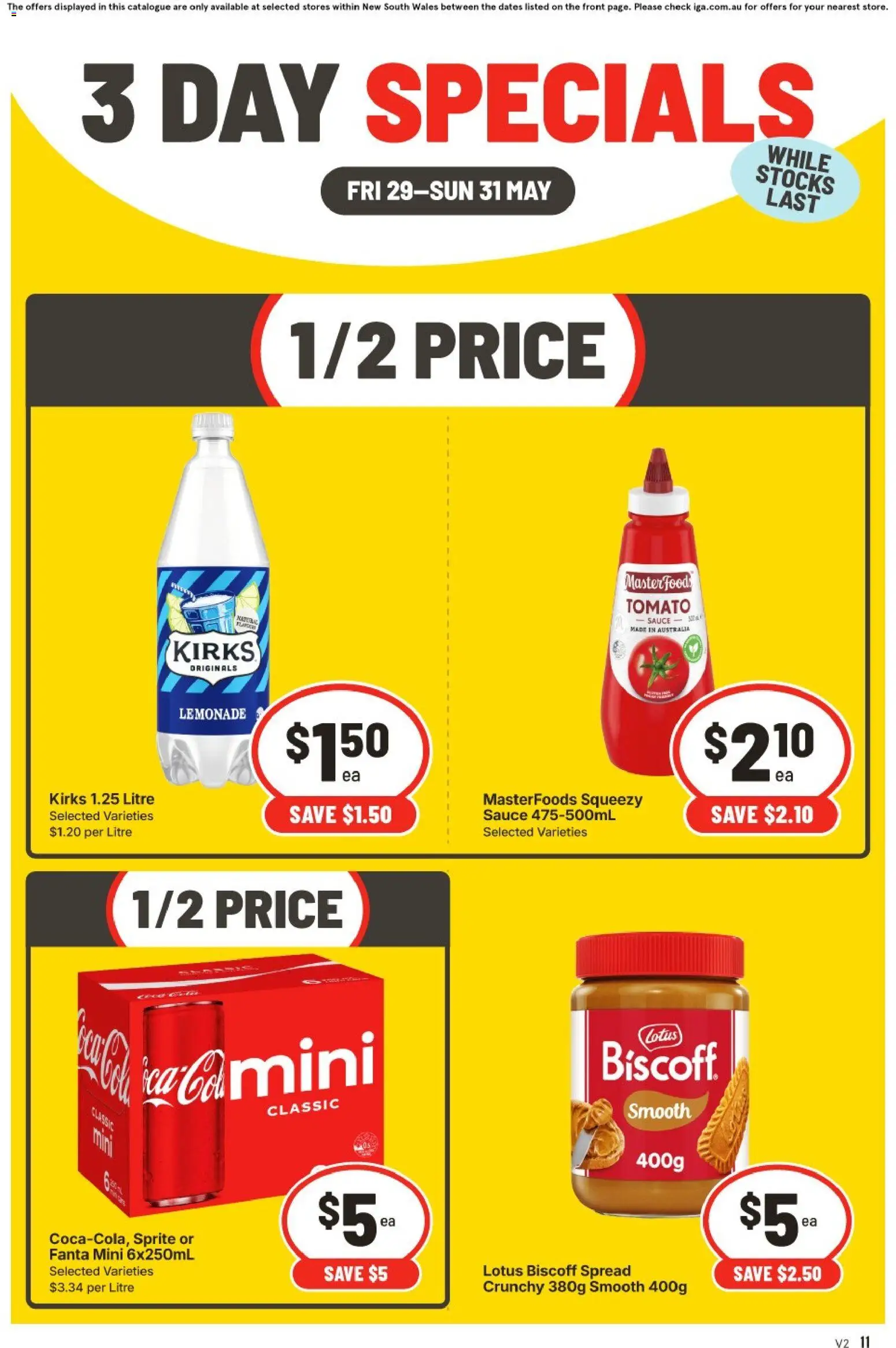 IGA catalogue - valid from 29.05.2026 | Page: 1 | Products: Sauce