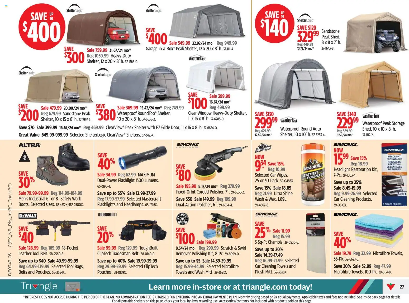 Canadian Tire flyer valid from Oct 22, 2026 | Page: 26