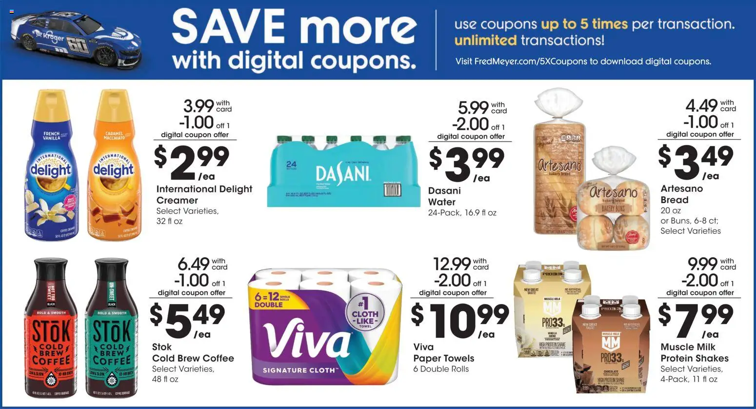 Fred Meyer Weekly Ad - valid from 09/09/2026 | Page: 11 | Products: Bread, Chocolate, Water, Vanilla