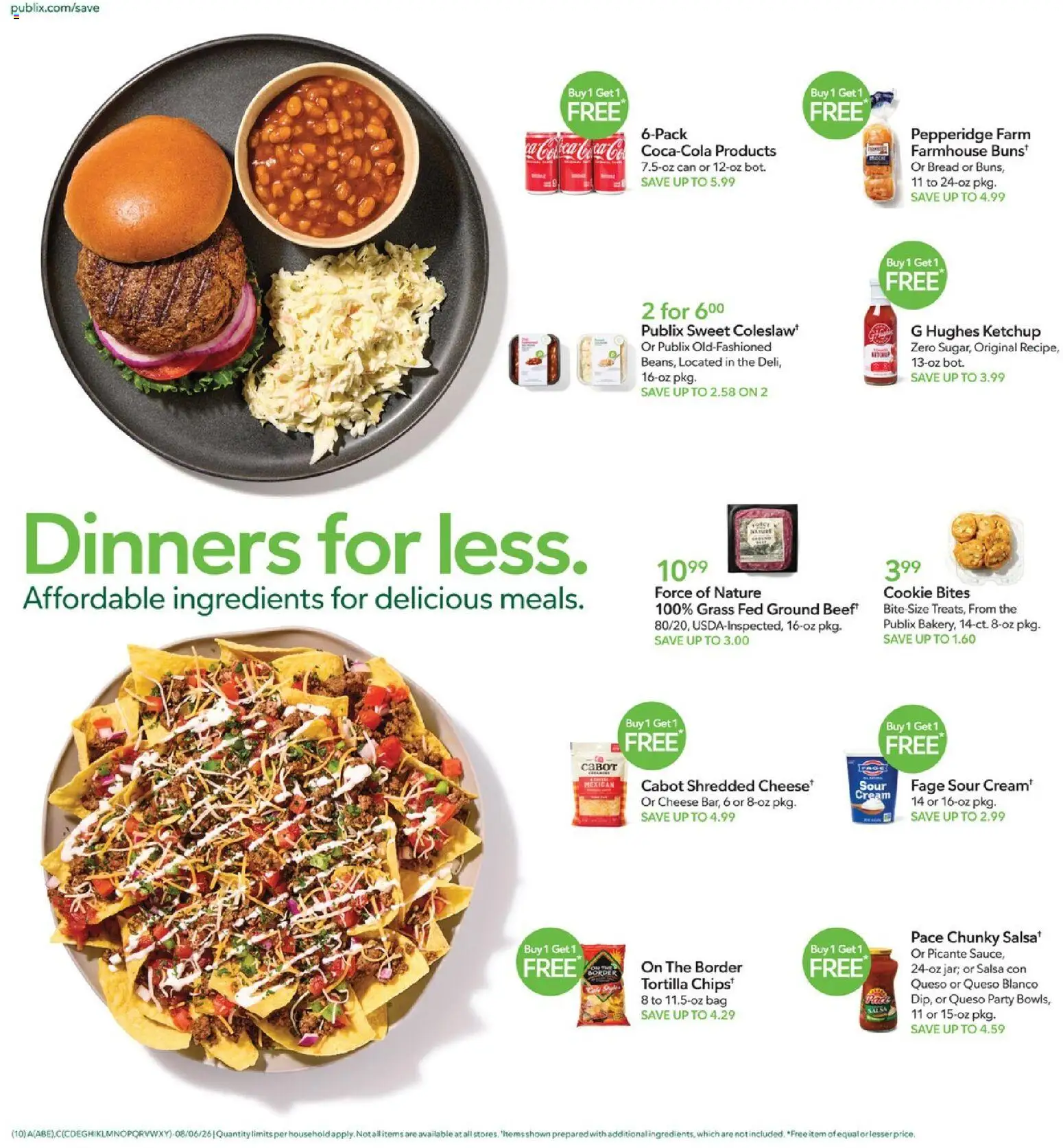 Publix Weekly Ad - valid from 08/05/2026 | Page: 10 | Products: Bread, Sour cream, Cream, Bag
