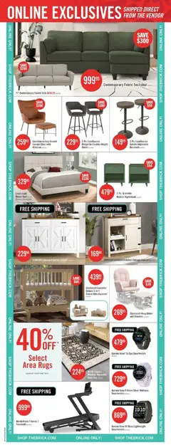 Preview of The Brick weekly flyer / circulaire from shop The Brick valid from Sep 3, 2026 | Page: 20 | Products: Tv, Speaker, Soundbar, Box