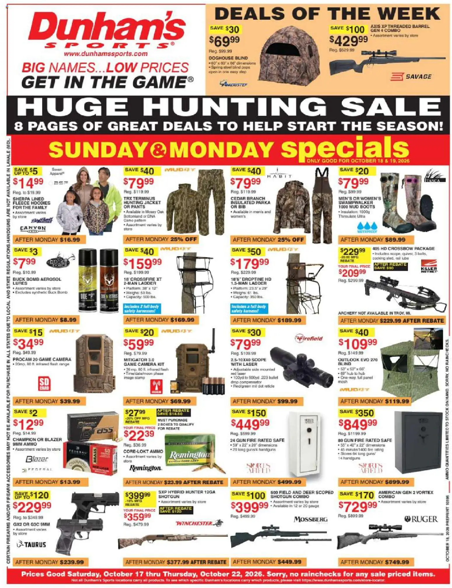 Dunham's Sports Weekly Ad - valid from 10/16/2026 | Page: 2