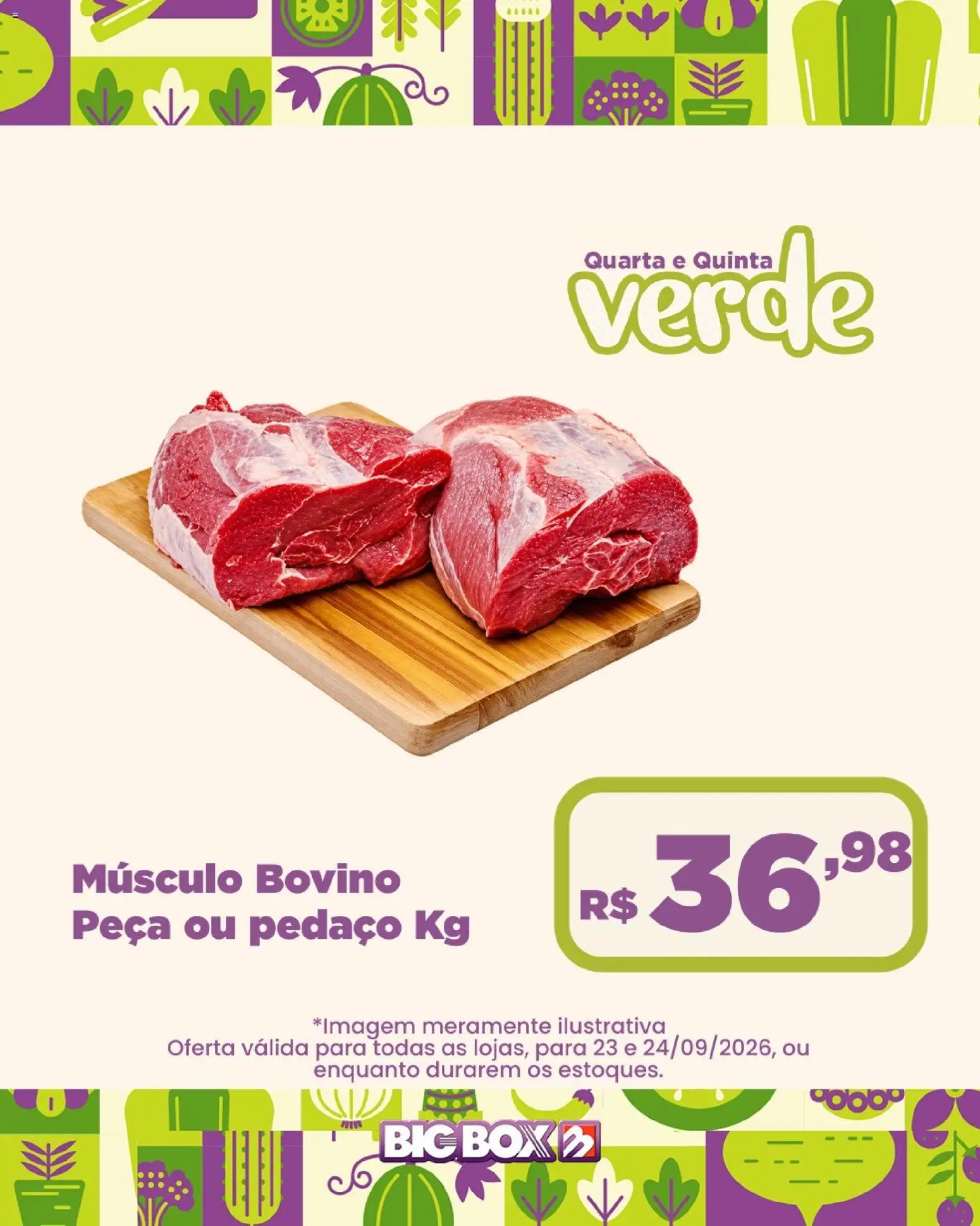 Big Box Folheto - válido de 23/09/2026 | Página: 22 | Produtos: Músculo bovino