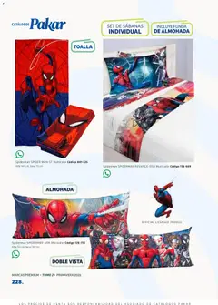 Vista previa de SC Pakar catálogo Premium Men Tomo 2, nuevo folleto de la tienda, válido en México a partir del 27.02.2026 | Página: 228 | Productos: Toalla, Funda de almohada, Almohada, Sabanas